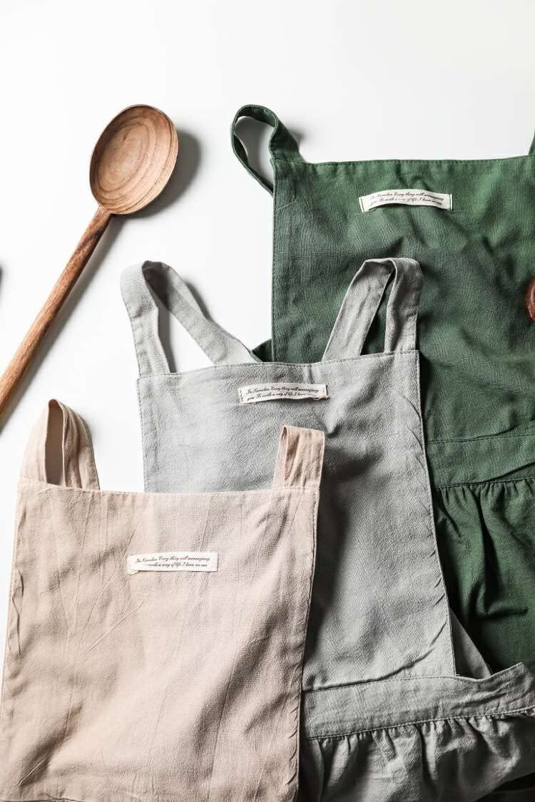 Women Girls Vintage Apron Gardening Works Cross Back Pinafore Dress